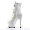 Pleaser - ADORE1021 Bottes de plateforme, Pole dance chaussures - Chaussures de pole dance - Blanc Product image